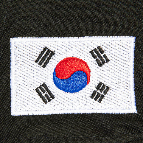 New Era 59Fifty San Francisco Giants Korea Flag Patch Hat - Black, Orange